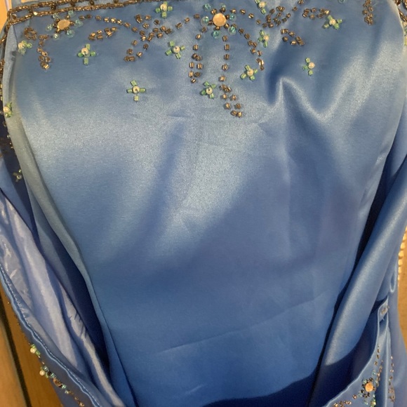 Blue Cocktail Dress - Picture 3 of 9